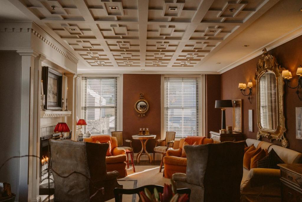 Posezení v ubytování Eichardt's Private Hotel