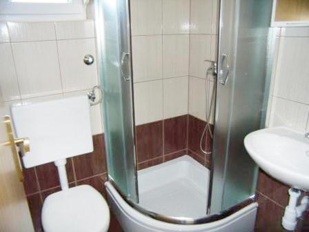 Kúpeľňa v ubytovaní Apartments with parking spaces Ljubac, Zadar - 6244