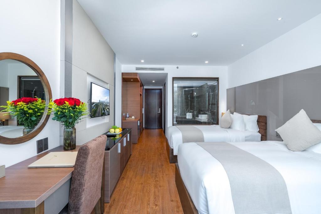 Phòng Deluxe 2 Giường Đơn Nhìn Ra Vịnh
