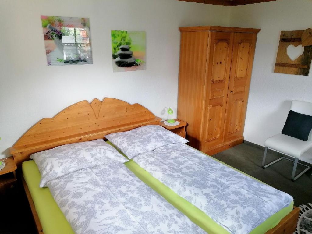 Posteľ alebo postele v izbe v ubytovaní Cozy apartment with garden in Salzburger Land