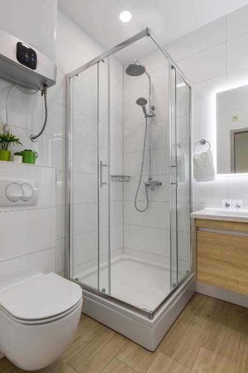 Koupelna v ubytování Luxurious apartments Bona fide