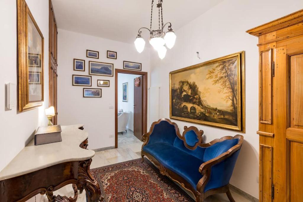 Posezení v ubytování B&B Casa Sabella
