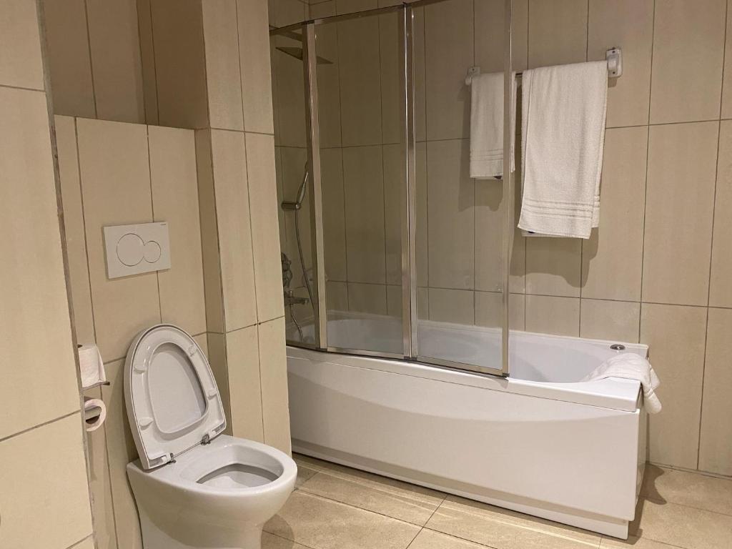 Koupelna v ubytování Hotel Franco Yaounde