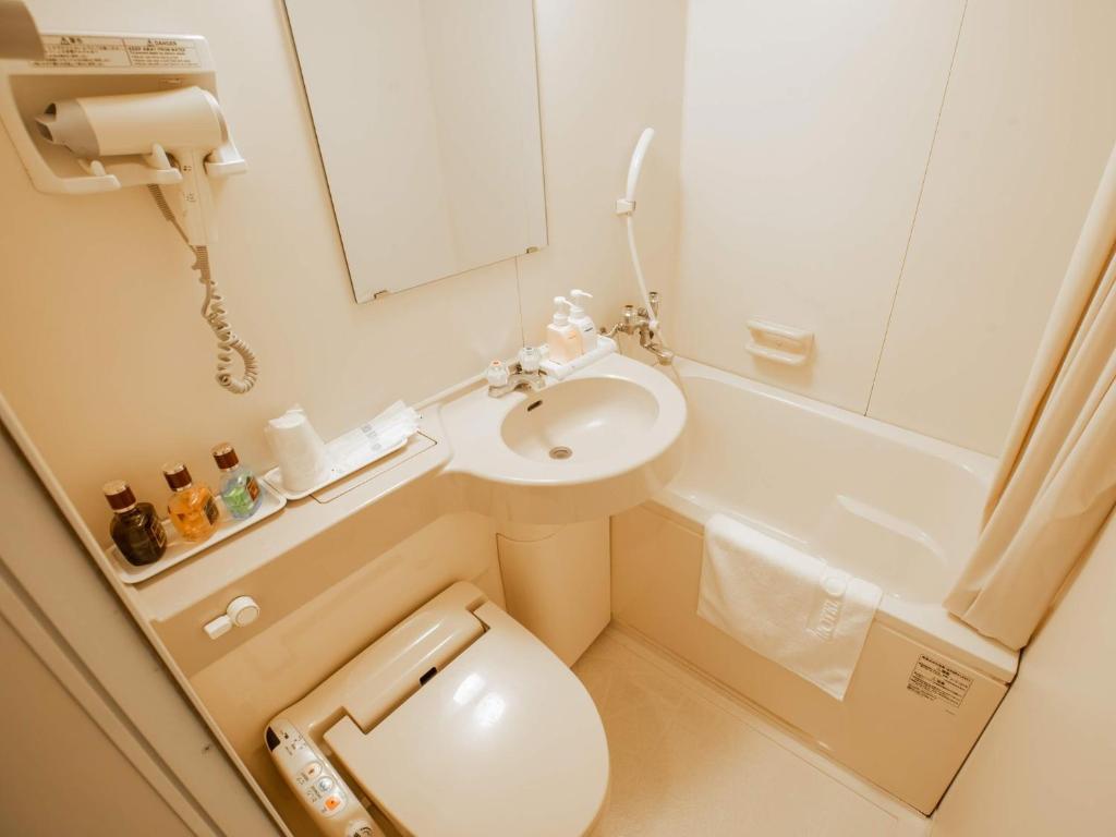 Koupelna v ubytování Hotel Castle Inn Suzuka Chuo