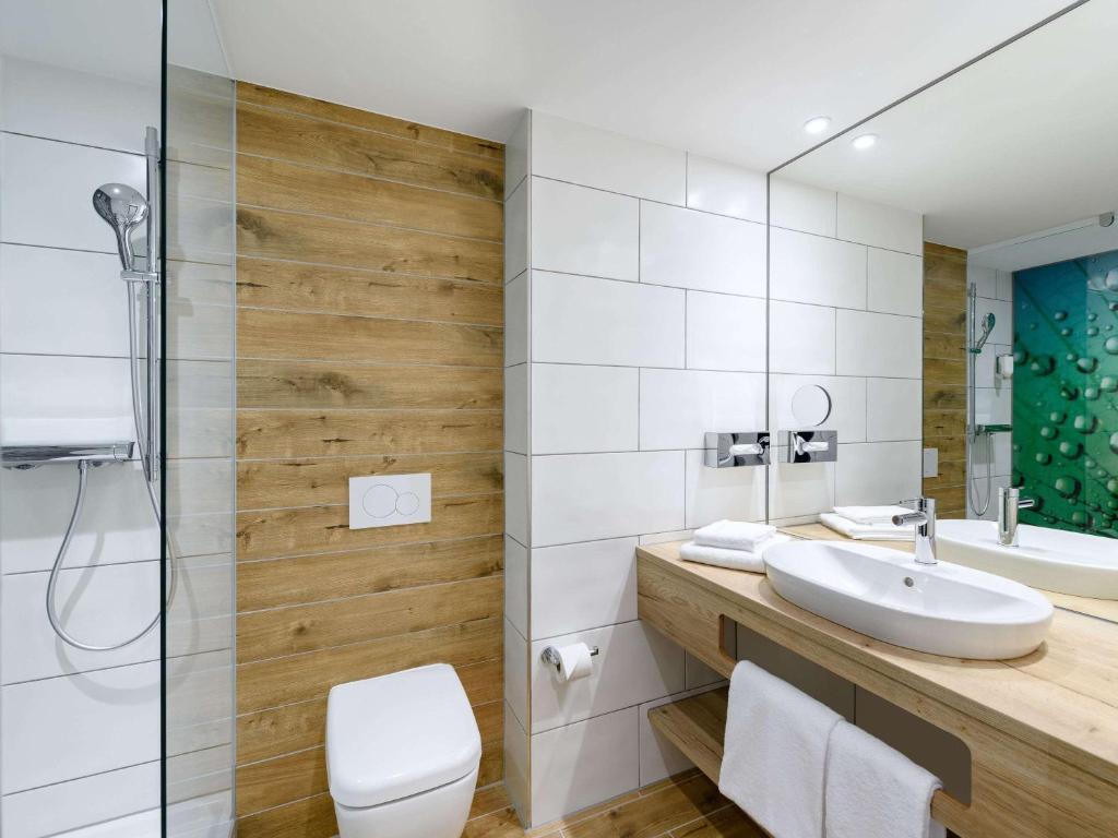 Koupelna v ubytování Ibis Styles Aschaffenburg