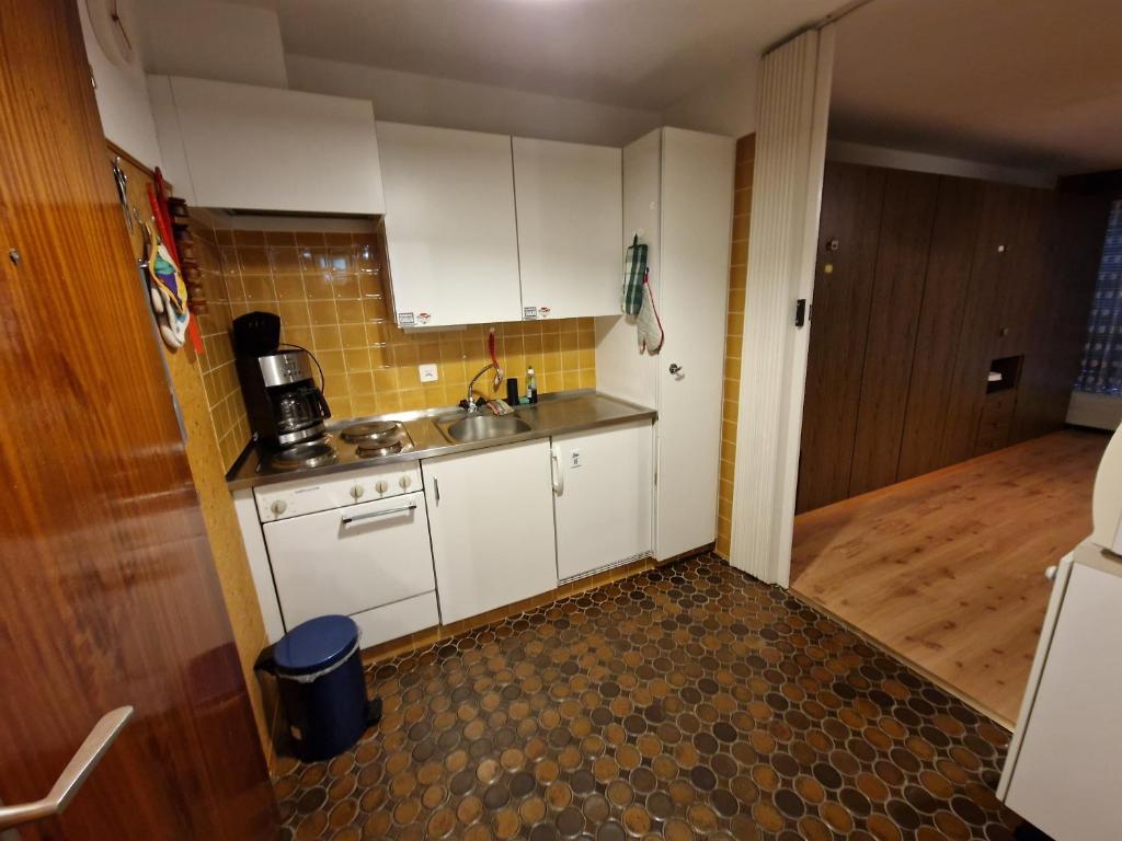 Kuchyň nebo kuchyňský kout v ubytování Bonavau studio3