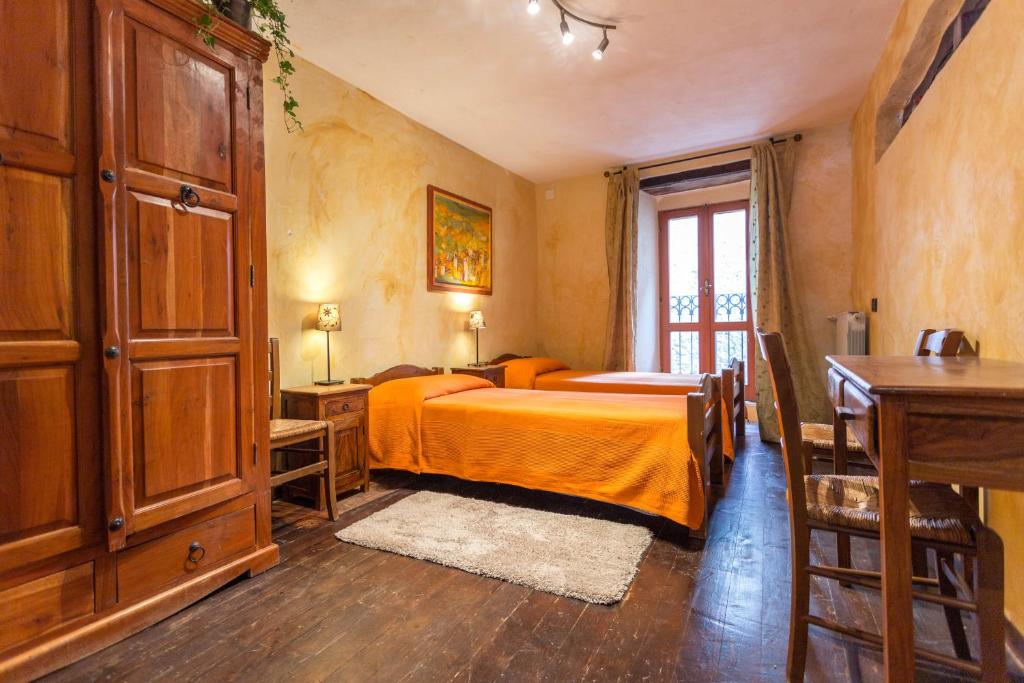 Posteľ alebo postele v izbe v ubytovaní Casetta la Crus - Romantic house
