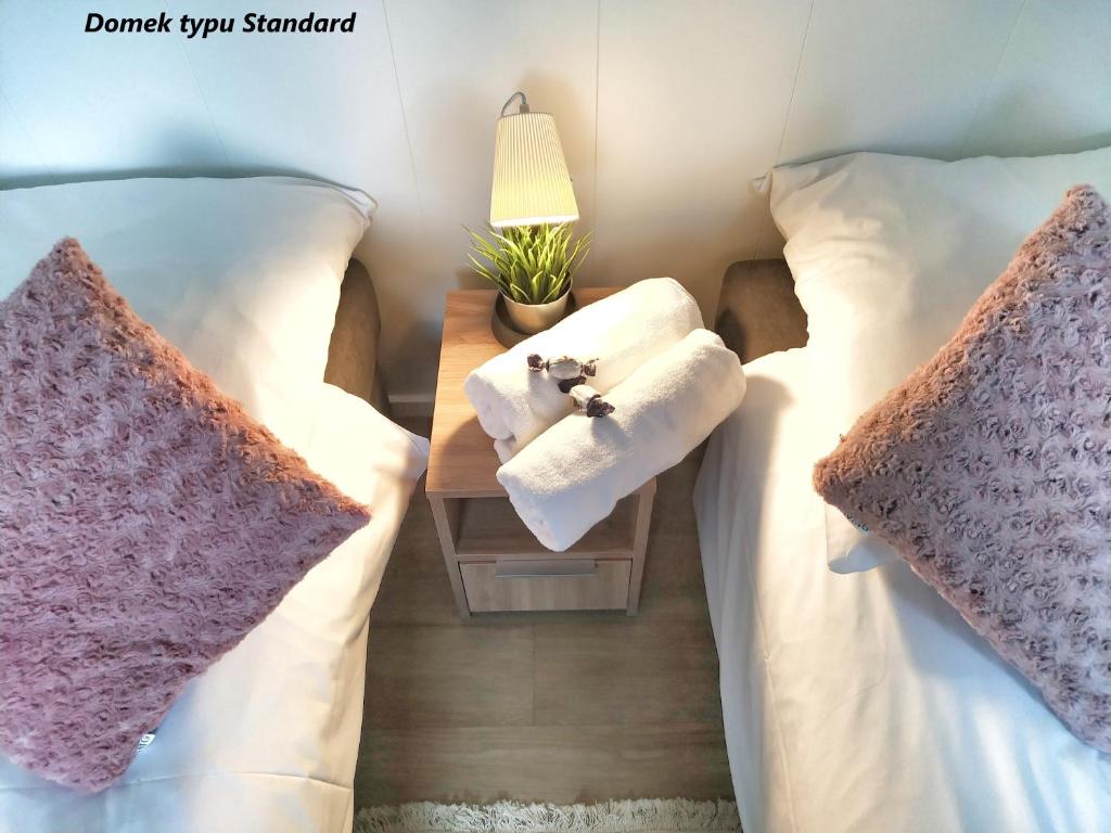 Posteľ alebo postele v izbe v ubytovaní LUXURY CAMP - 150 m od Suntago Park