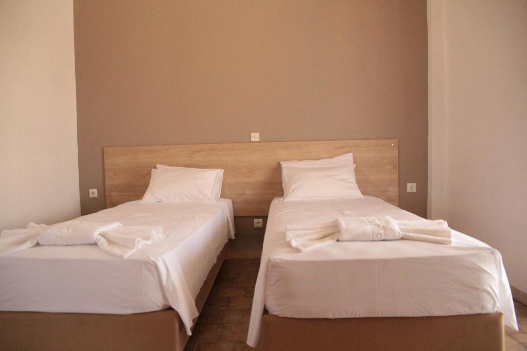 Postel nebo postele na pokoji v ubytování Villa Argiris