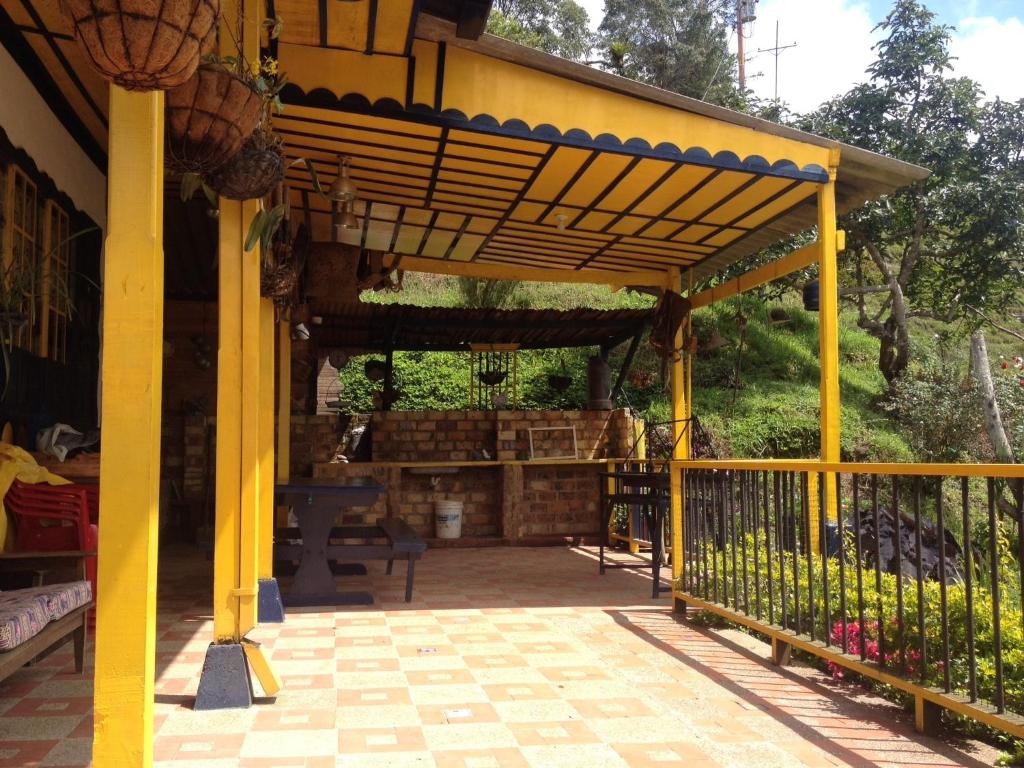Patio nebo venkovní prostory v ubytování Finca Cardonales