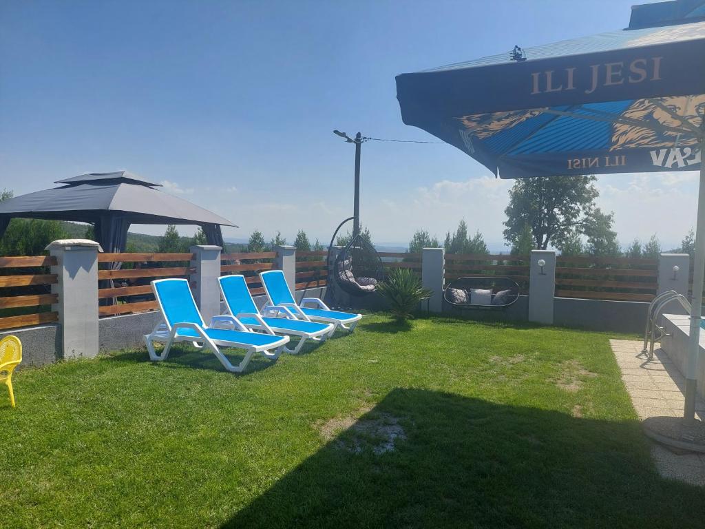 Zahrada ubytování Vila Boba Bor