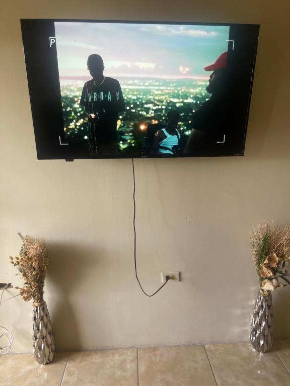 TV a/nebo společenská místnost v ubytování Williams Oasis