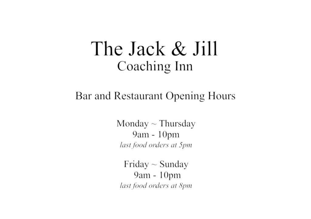 a block of text with the back and iii coaching line at The Jack and Jill Coaching Inn in Saltburn-by-the-Sea