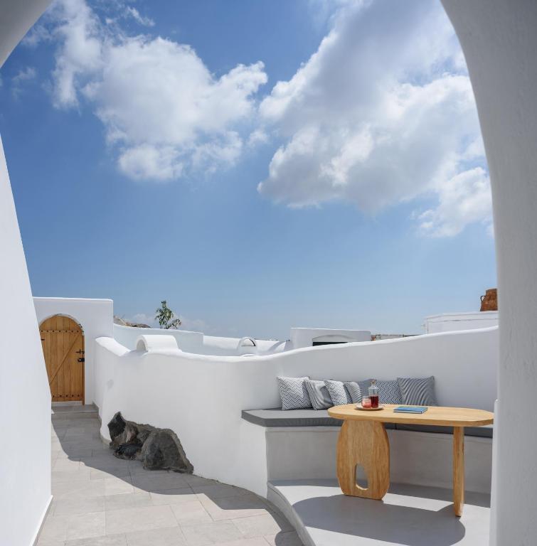 Balkon lub taras w obiekcie Lotus Cave Villa