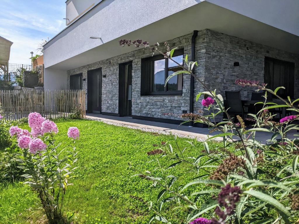 Zahrada ubytování Ferienwohnung Bergzauber
