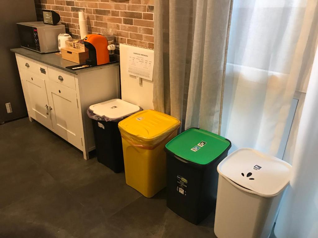 Kuchyň nebo kuchyňský kout v ubytování MC FLY ROOMS Malpensa airport