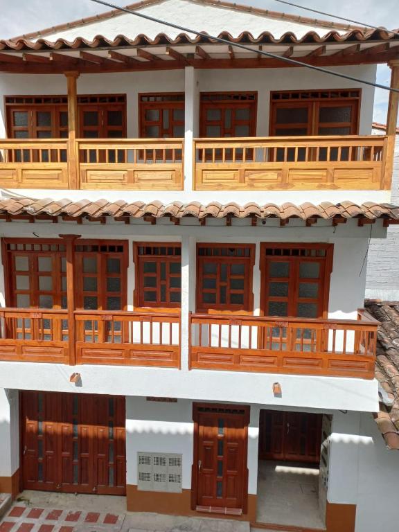 Balkón nebo terasa v ubytování Apartamentos con estacionamiento cerca al parque