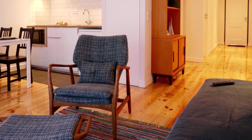 Cacilhas Guest Apartments - 一居室公寓，带阳台（2个成年人）