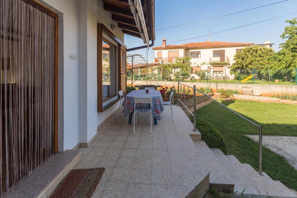 Balkón alebo terasa v ubytovaní Apartment Umag 6992a