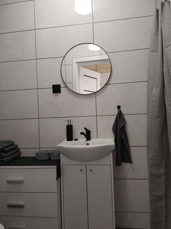 Koupelna v ubytování Domek u Antosia