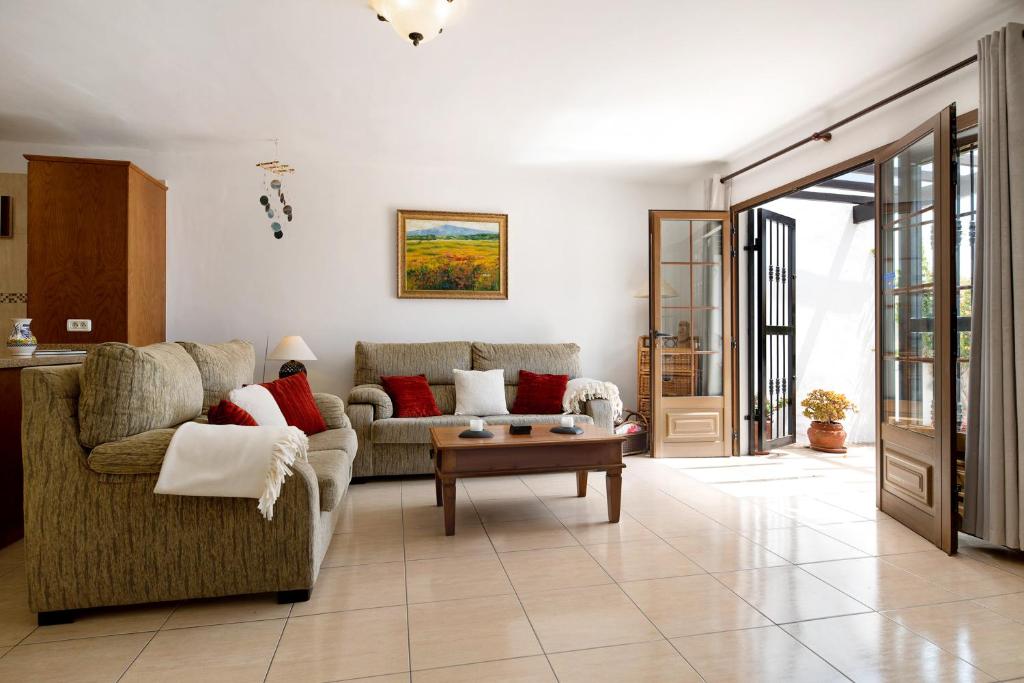 A seating area at Puerto Chico B