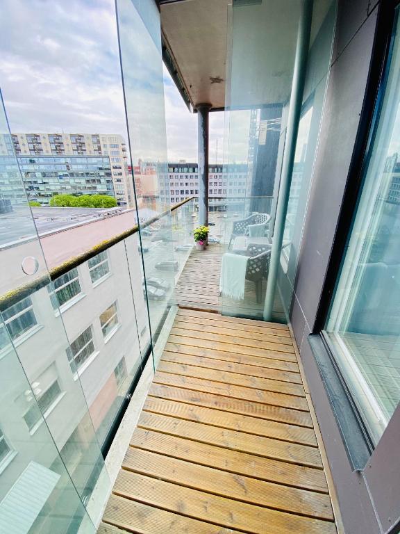 Balkón nebo terasa v ubytování Cozy Foorum Apartment - Tallinn City Centre