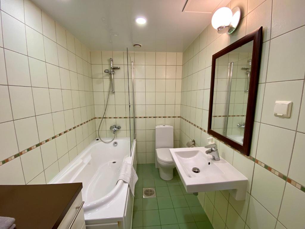 Koupelna v ubytování Cozy Foorum Apartment - Tallinn City Centre