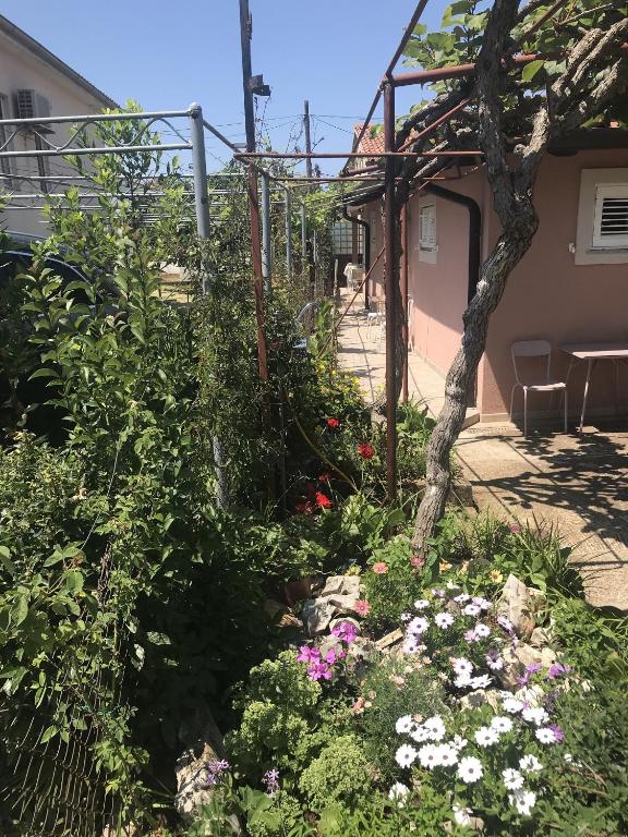 Vonkajšia záhrada v ubytovaní Studio Umag 7126a