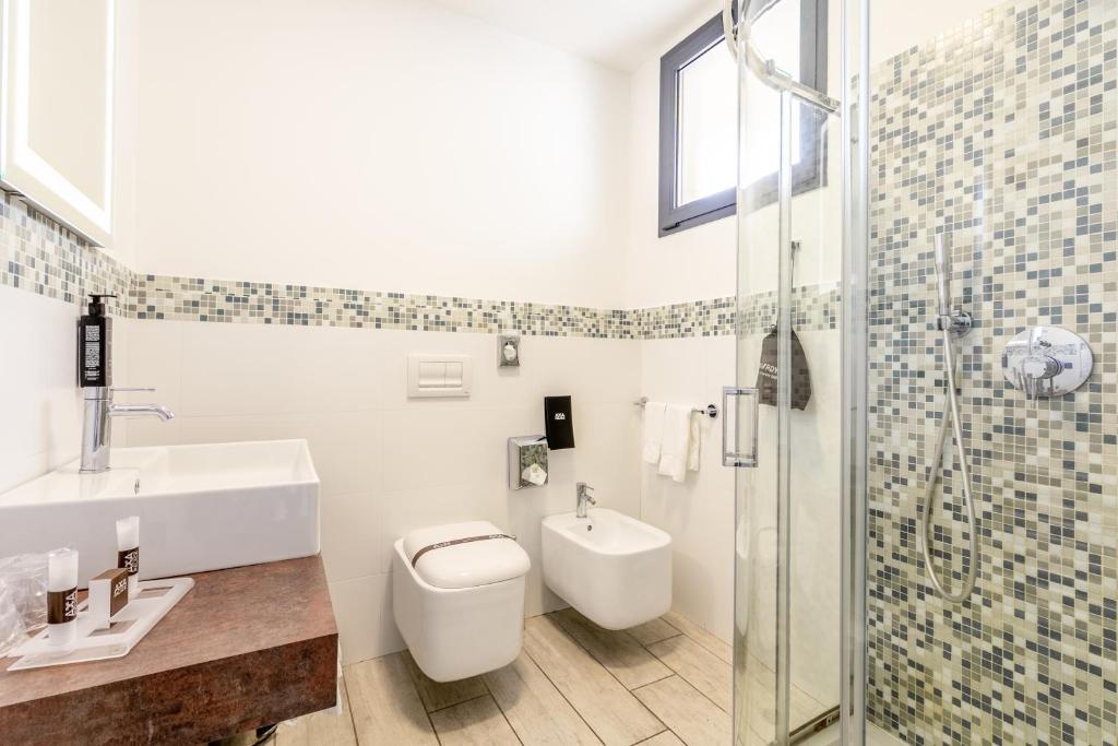 Koupelna v ubytování Acca Palace AA Hotels