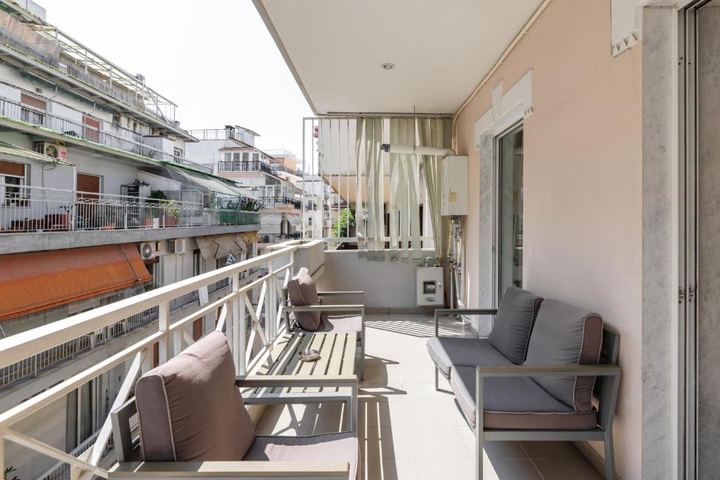 Balkón nebo terasa v ubytování Art Central Suites