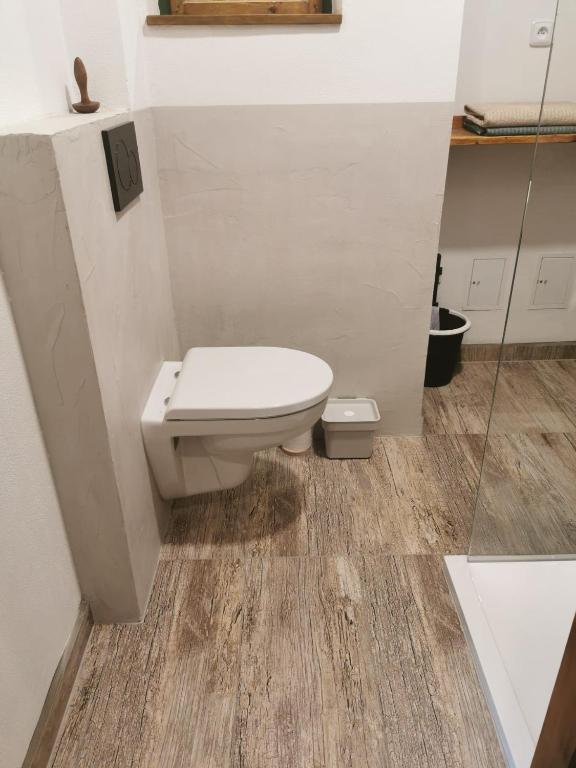 Koupelna v ubytování Apartmán Bart's