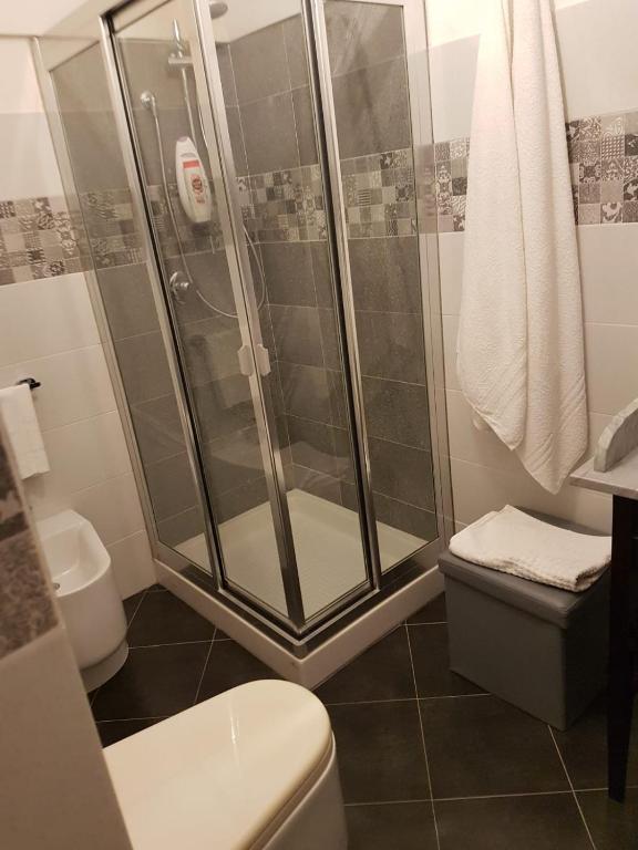 Kúpeľňa v ubytovaní Il Dammuso di Tracino