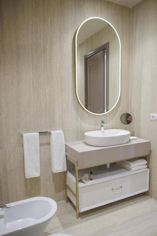 Koupelna v ubytování Palace Hotel & SPA