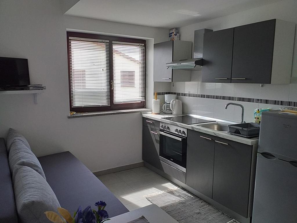 Kuchyň nebo kuchyňský kout v ubytování Apartments with parking spaces Fazana - 7234
