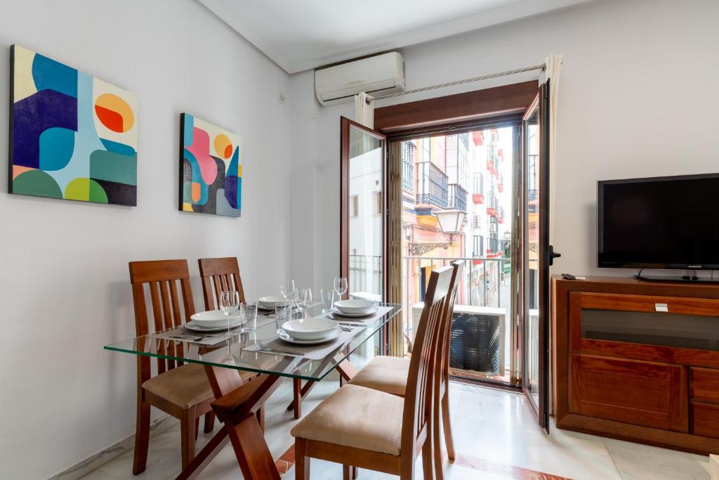 Telewizja i/lub zestaw kina domowego w obiekcie Holi-Rent Cuna