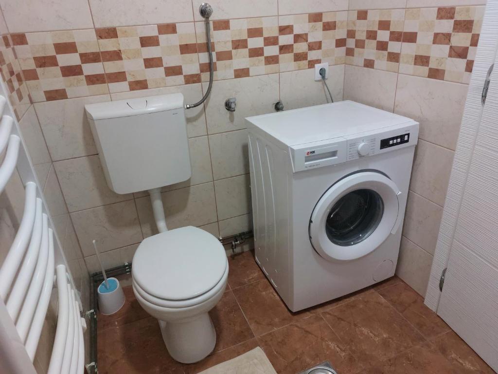 Koupelna v ubytování Apartman Centar