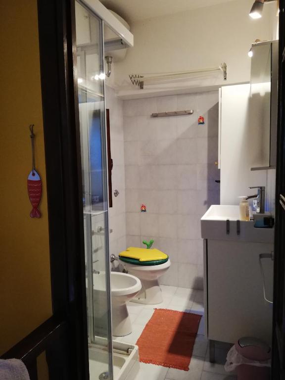 Koupelna v ubytování Ca' Tinetto