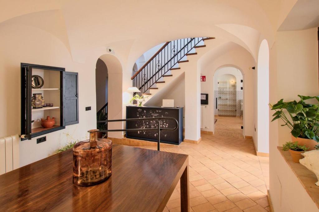 TV a/nebo společenská místnost v ubytování Hotel Casa Ernestina