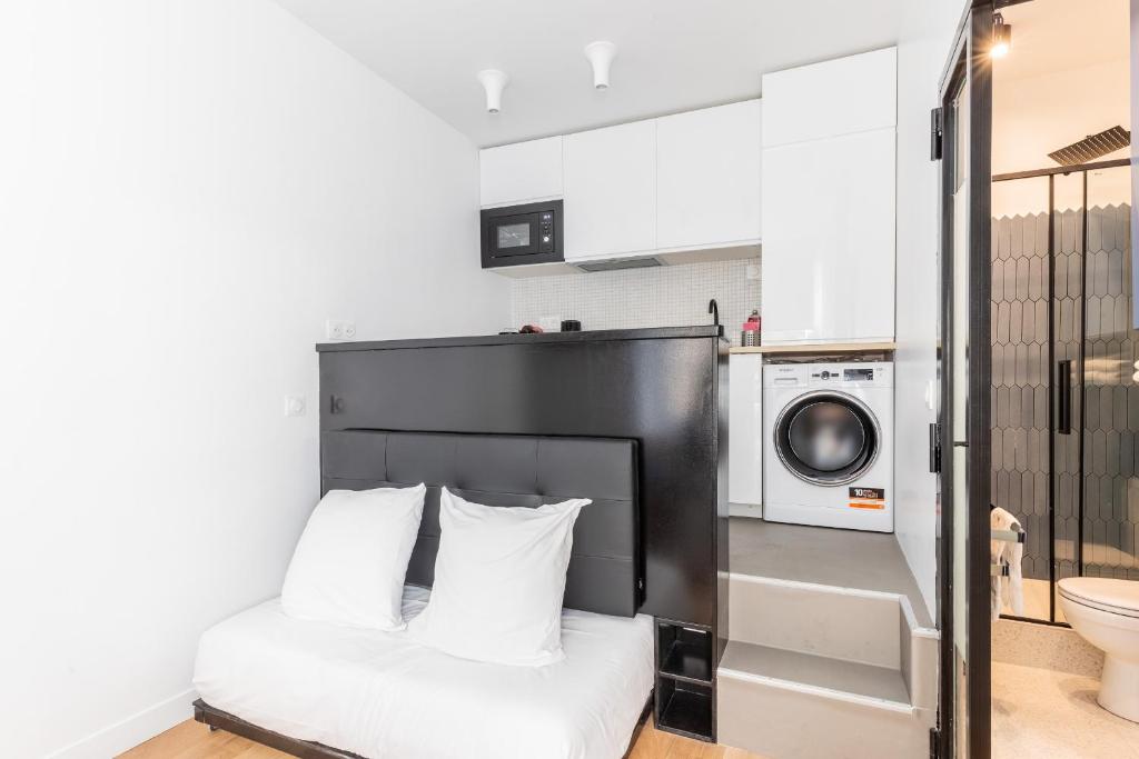Kuchyňa alebo kuchynka v ubytovaní Studio 2Pers#Les Halles#Etienne Marcel#AC