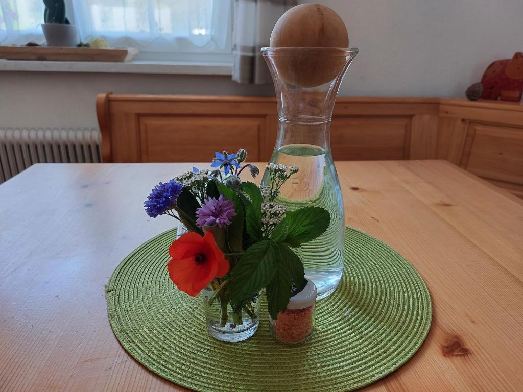 Nápoje v ubytování Grimmingapartment Maier
