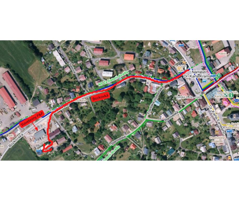 Okolí apartmánu