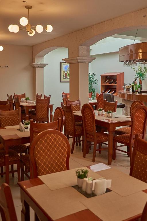 Restaurace v ubytování Casona Plaza Hotel Arequipa