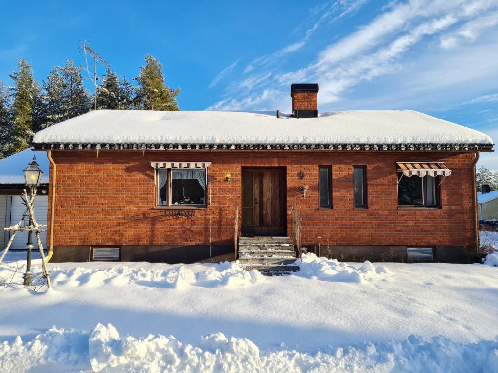 Villa Josie Schwedisch Lappland v zimě
