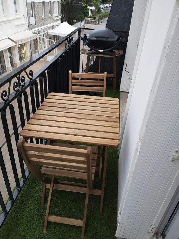 Balkón alebo terasa v ubytovaní Appartement Chez Bernadette à 50m de la plage