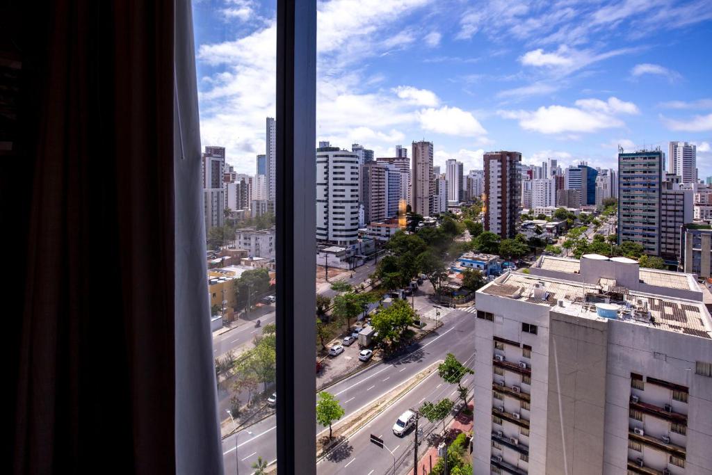 Nespecifikovaný výhled na destinaci Recife nebo výhled na město při pohledu z hotelu