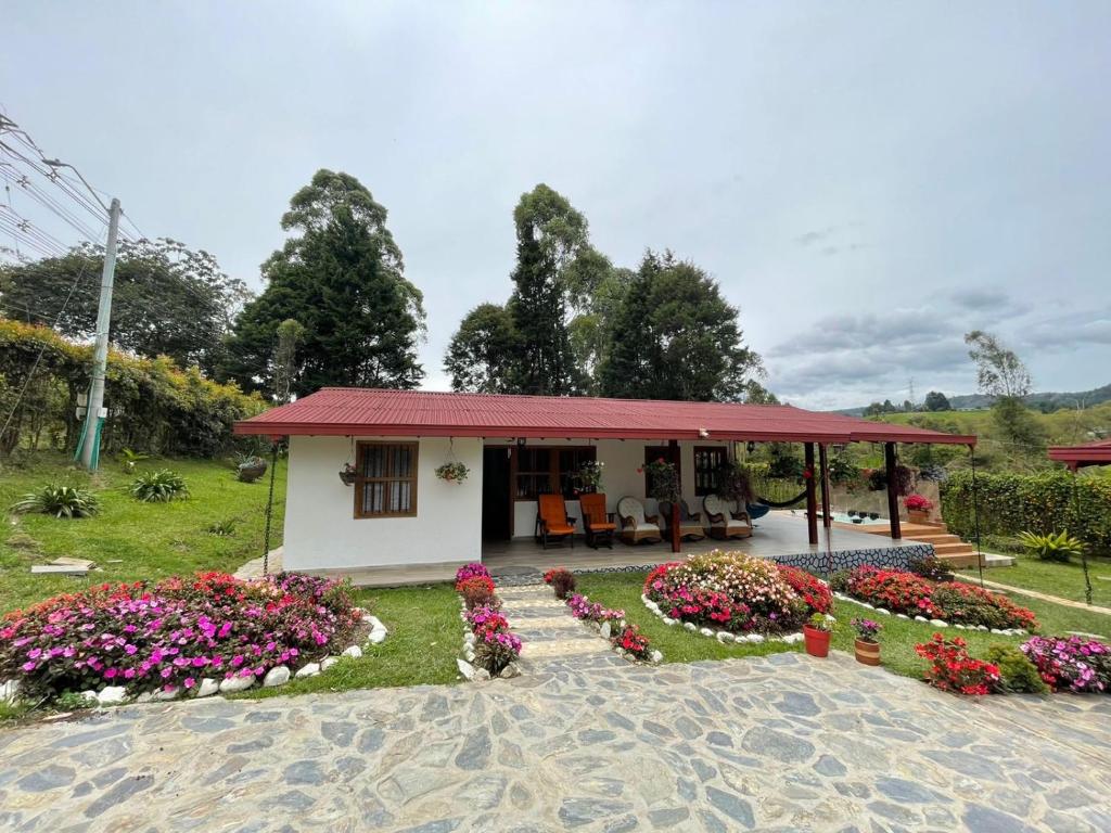Zahrada ubytování finca Encanto