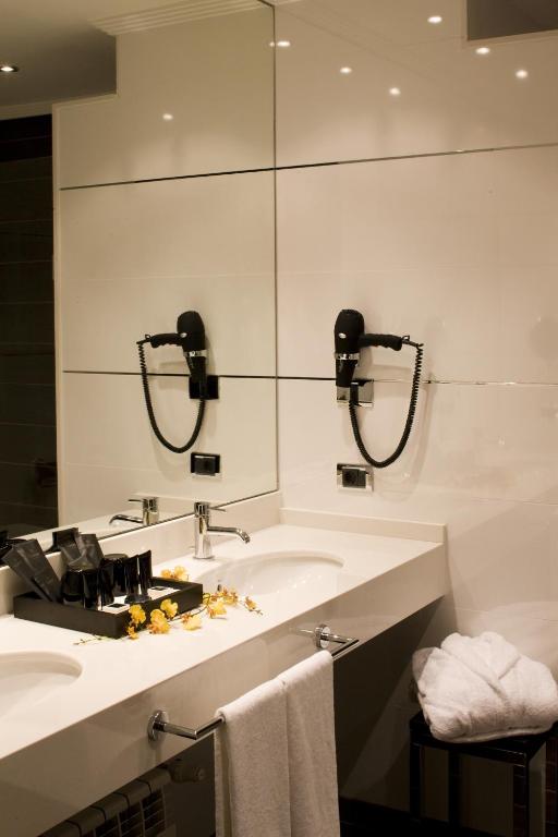 Koupelna v ubytování Hotel Boutique Gareus