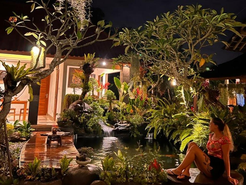 Zahrada ubytování BatanTop Ubud guest house