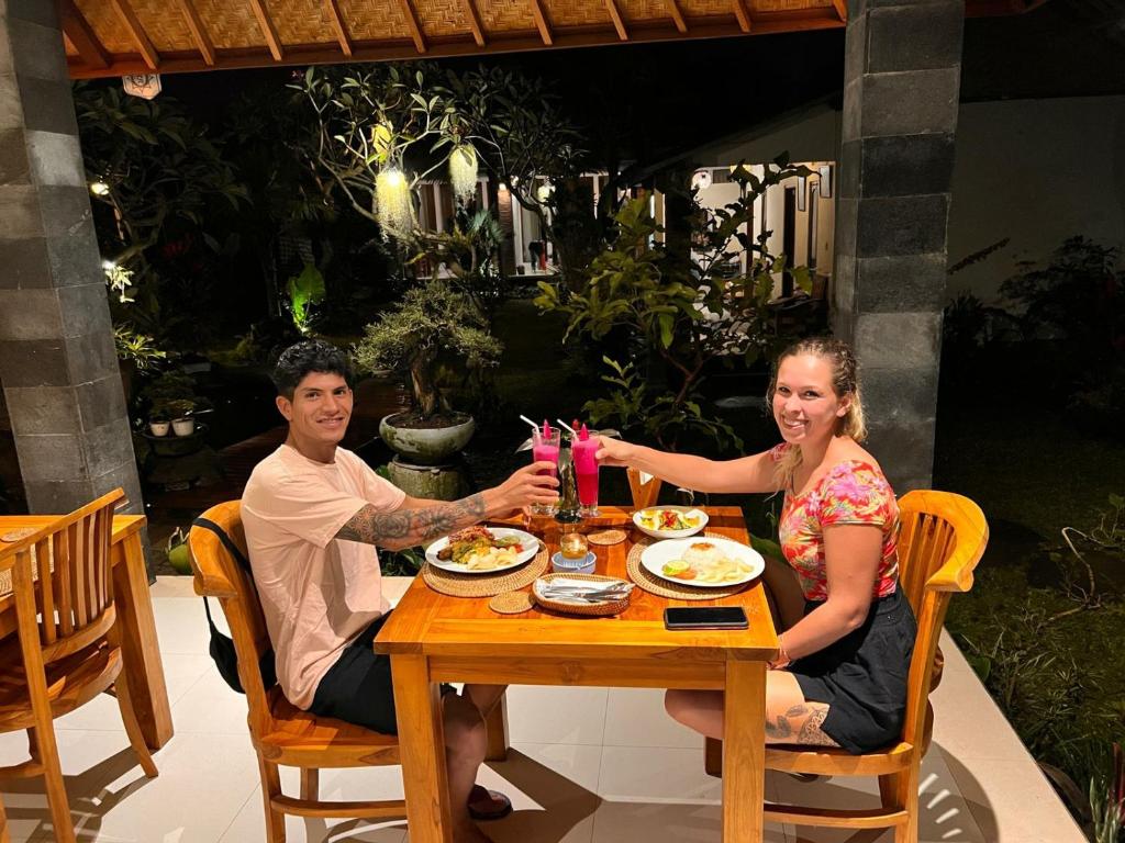 Nápoje v ubytování BatanTop Ubud guest house