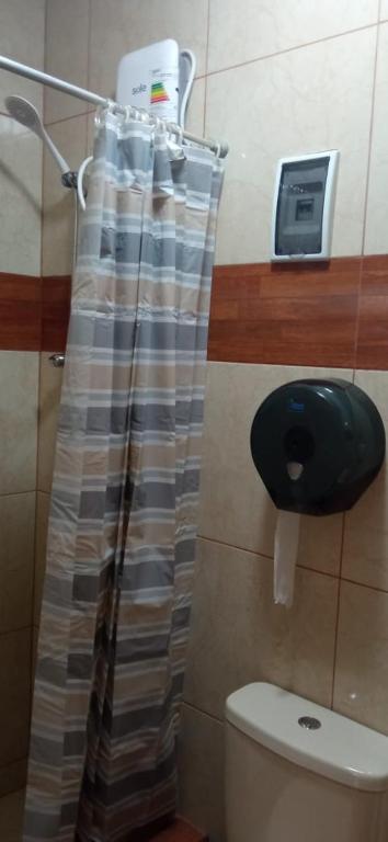 Koupelna v ubytování Hospedaje turístico Peruvian Wasi